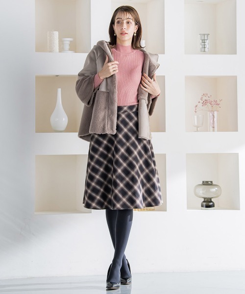 ketty(ケティ)の「フェイクムートンファージャケット(ムートンコート・レディース・キャメル/ベージュ・M)」の12枚目の写真