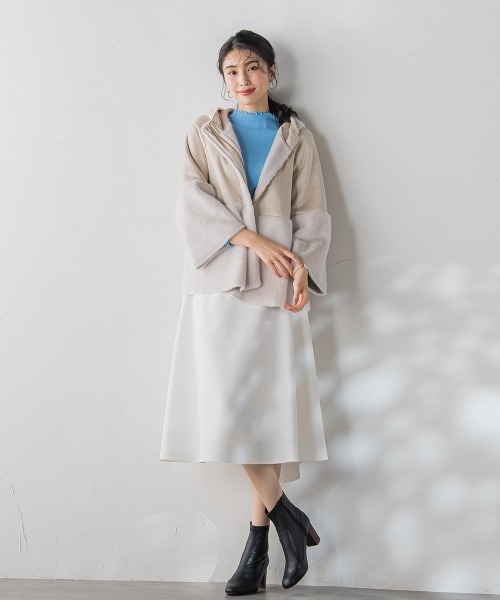 ketty(ケティ)の「フェイクムートンファージャケット(ムートンコート・レディース・キャメル/ベージュ・M)」の19枚目の写真