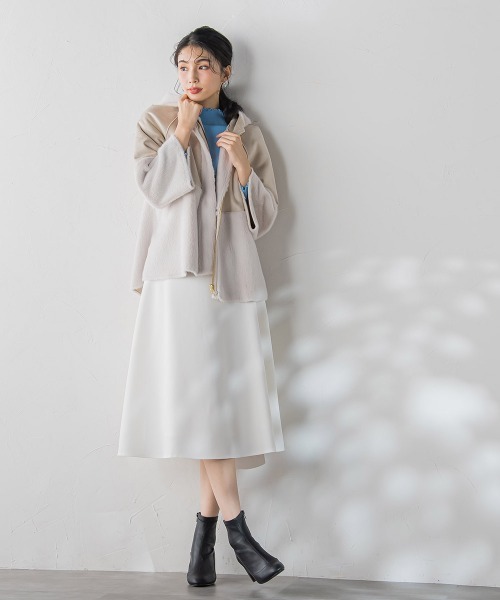 ketty(ケティ)の「フェイクムートンファージャケット(ムートンコート・レディース・キャメル/ベージュ・M)」の20枚目の写真