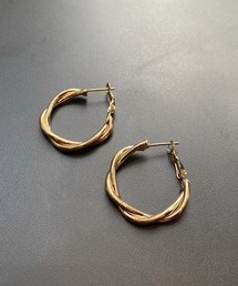 NiiNa（ニーナ）の「【NiiNa】ツイストサークルピアス（ピアス（両耳用））」