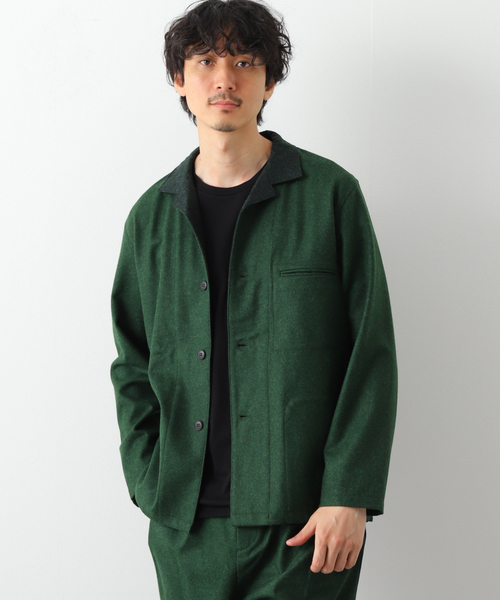 FRANK LEDER/フランクリーダー】BAVARIAN LODEN TWOTONE SHIRT【公式通販】