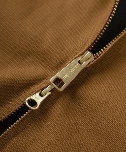 Carhartt WIP（カーハートダブリューアイピー）の「【Carhartt/カーハート】ビッグシルエット ダック地 ジップブルゾン/CARHARTT DETROIT JACKET（ブルゾン・メンズ・カーキ/ブラック/ダークブラウン・M/L/XL）」の9枚目の写真