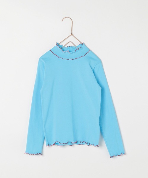 LOWRYS FARM（ローリーズファーム）の「メローハイショクインナー　175486（Tシャツ/カットソー・キッズ・オフホワイト/ピンク/ブルー/カーキ・110cm/120cm/130cm/140cm/150cm）」の14枚目の写真