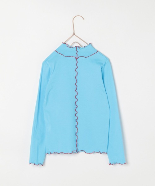 LOWRYS FARM（ローリーズファーム）の「メローハイショクインナー　175486（Tシャツ/カットソー・キッズ・オフホワイト/ピンク/ブルー/カーキ・110cm/120cm/130cm/140cm/150cm）」の5枚目の写真