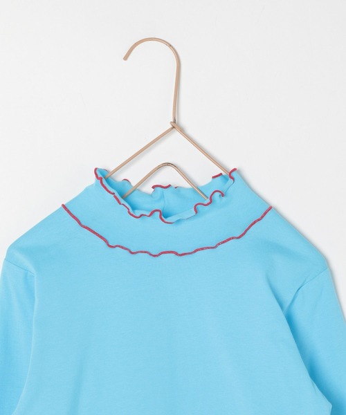 LOWRYS FARM（ローリーズファーム）の「メローハイショクインナー　175486（Tシャツ/カットソー・キッズ・オフホワイト/ピンク/ブルー/カーキ・110cm/120cm/130cm/140cm/150cm）」の7枚目の写真