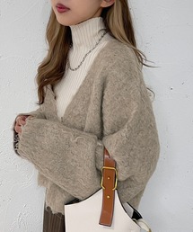 apres jour mignon | シャギーショートカーディガン【ZOZOTOWN限定アイテム】(カーディガン/ボレロ)