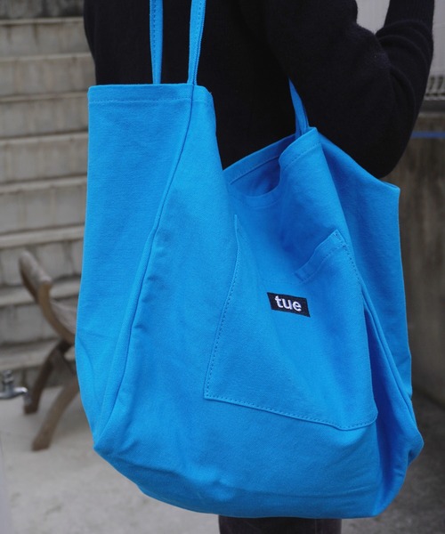 Port（ポート）の「ウィークリー ロゴ カラー トートバッグ / 推しカラートートバッグ / 推しトート / 推し活バッグ / 遠征バッグ #_（トートバッグ・レディース・レッド/ブラック/イエロー/ブルー/ホワイト/オレンジ/グリーン・FREE）」の5枚目の写真