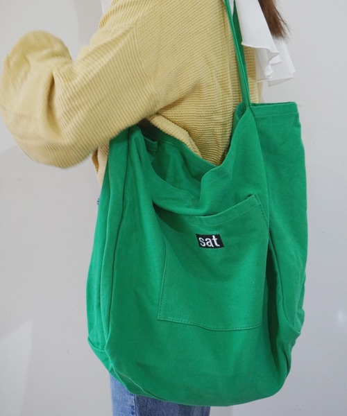 Port（ポート）の「ウィークリー ロゴ カラー トートバッグ / 推しカラートートバッグ / 推しトート / 推し活バッグ / 遠征バッグ #_（トートバッグ・レディース・レッド/ブラック/イエロー/ブルー/ホワイト/オレンジ/グリーン・FREE）」の4枚目の写真