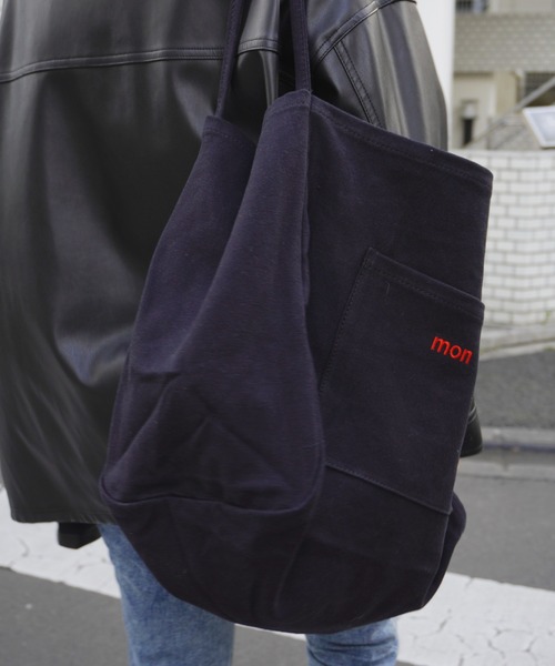 Port（ポート）の「ウィークリー ロゴ カラー トートバッグ / 推しカラートートバッグ / 推しトート / 推し活バッグ / 遠征バッグ #_（トートバッグ・レディース・レッド/ブラック/イエロー/ブルー/ホワイト/オレンジ/グリーン・FREE）」の3枚目の写真