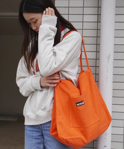 Port（ポート）の「ウィークリー ロゴ カラー トートバッグ / 推しカラートートバッグ / 推しトート / 推し活バッグ / 遠征バッグ #_（トートバッグ・レディース・レッド/ブラック/イエロー/ブルー/ホワイト/オレンジ/グリーン・FREE）」の11枚目の写真