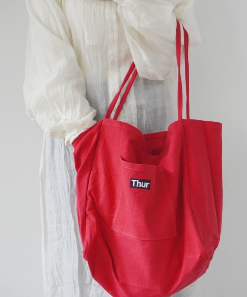 Port（ポート）の「ウィークリー ロゴ カラー トートバッグ / 推しカラートートバッグ / 推しトート / 推し活バッグ / 遠征バッグ #_（トートバッグ・レディース・レッド/ブラック/イエロー/ブルー/ホワイト/オレンジ/グリーン・FREE）」の14枚目の写真