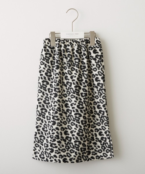 CIAOPANIC TYPY(チャオパニックティピー)の「【KIDS】レオパードロングスカート(スカート・キッズ・アイボリー/サンドベージュ・S/M/L/XL/XXL)」の12枚目の写真
