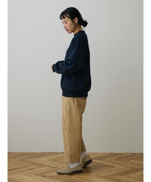 CRAFT STANDARD BOUTIQUE（クラフトスタンダードブティック）の「ケーブル柄JQカット切り替えスウェットB（Tシャツ/カットソー・メンズ・ダークネイビー/ホワイト系その他/グレー系その他・L/LL/M）」の20枚目の写真