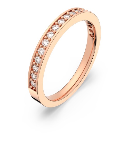 SWAROVSKI（スワロフスキー）の「【公式】【スワロフスキー】Matrix リング, ホワイト, ローズゴールドトーン・プレーティング（リング・レディース・ホワイト・58）」の7枚目の写真