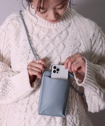 Legato Largo | (LF)【Legato Largo】フェイクレザー スマホショルダー バッグ(ショルダーバッグ)