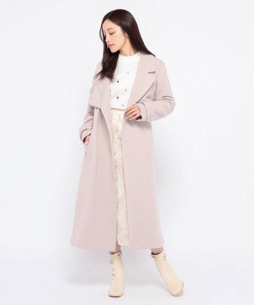 MISCH MASCH（ミッシュマッシュ）の「ビジューストーンハイネックニット（ニット/セーター・レディース・ブラック/ラベンダー/ホワイト・MEDIUM）」の4枚目の写真