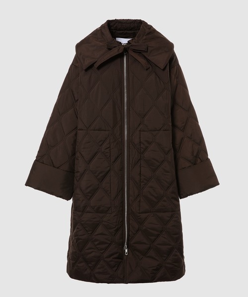 GANNI（ガニー）の「Ripstop Quilt Coat（その他アウター・レディース・ブラック系その他/グレー系その他・S/M）」の3枚目の写真