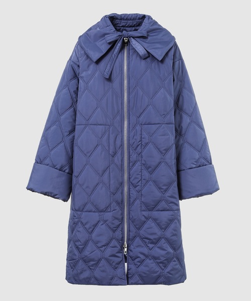 GANNI（ガニー）の「Ripstop Quilt Coat（その他アウター・レディース・ブラック系その他/グレー系その他・S/M）」の4枚目の写真