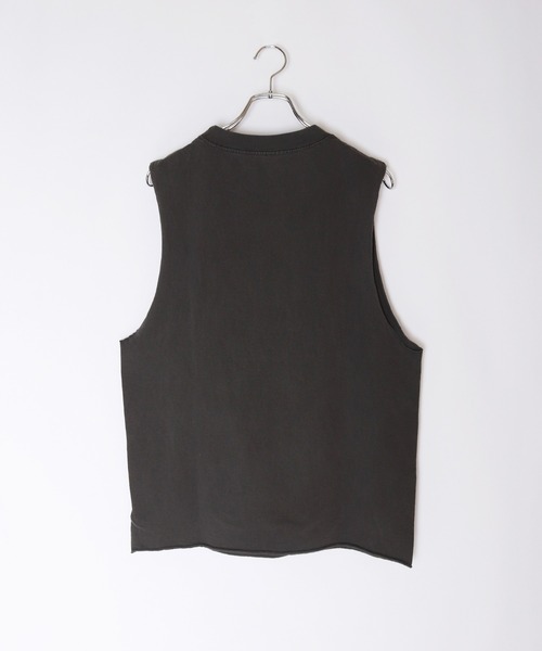 LOS ANGELES APPAREL（ロサンゼルスアパレル）の「Los Angeles Apparel ノースリーブTシャツ（タンクトップ・メンズ・ホワイト/ブラック・L/M/XL/S）」の6枚目の写真