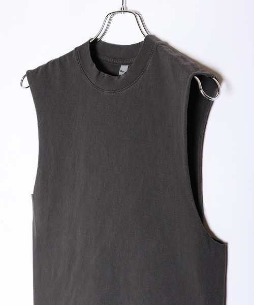 LOS ANGELES APPAREL（ロサンゼルスアパレル）の「Los Angeles Apparel ノースリーブTシャツ（タンクトップ・メンズ・ホワイト/ブラック・L/M/XL/S）」の16枚目の写真