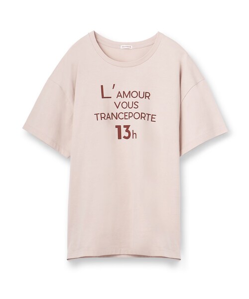 DRESSTERIOR(ドレステリア)の「◆ロゴプリントTシャツ(Tシャツ/カットソー・レディース・ブラウン系/ピンク/ホワイト/ブラック・34/36/38)」の5枚目の写真