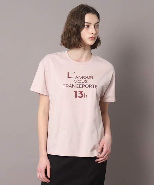 DRESSTERIOR(ドレステリア)の「◆ロゴプリントTシャツ(Tシャツ/カットソー・レディース・ブラウン系/ピンク/ホワイト/ブラック・34/36/38)」の7枚目の写真