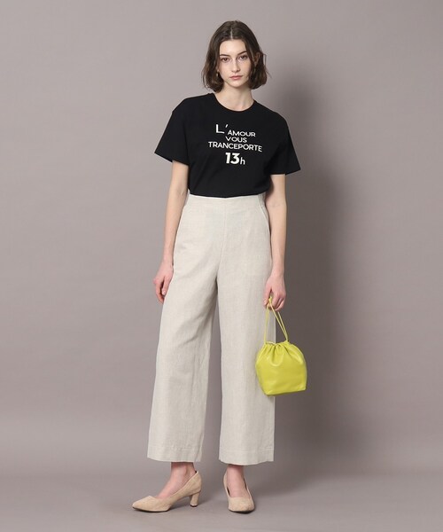 DRESSTERIOR(ドレステリア)の「◆ロゴプリントTシャツ(Tシャツ/カットソー・レディース・ブラウン系/ピンク/ホワイト/ブラック・34/36/38)」の22枚目の写真