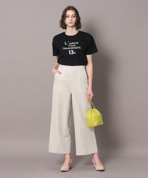 DRESSTERIOR(ドレステリア)の「◆ロゴプリントTシャツ(Tシャツ/カットソー・レディース・ブラウン系/ピンク/ホワイト/ブラック・34/36/38)」の21枚目の写真