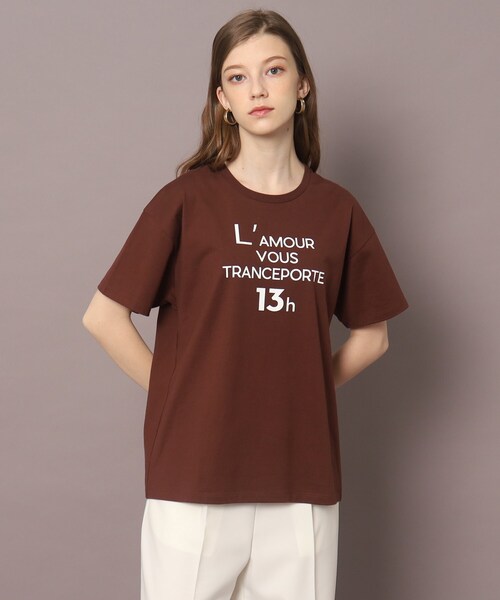 DRESSTERIOR(ドレステリア)の「◆ロゴプリントTシャツ(Tシャツ/カットソー・レディース・ブラウン系/ピンク/ホワイト/ブラック・34/36/38)」の19枚目の写真