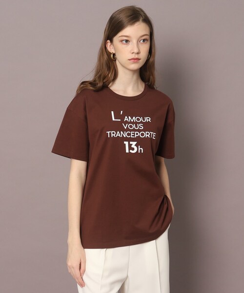 DRESSTERIOR(ドレステリア)の「◆ロゴプリントTシャツ(Tシャツ/カットソー・レディース・ブラウン系/ピンク/ホワイト/ブラック・34/36/38)」の18枚目の写真