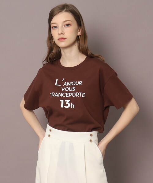 DRESSTERIOR(ドレステリア)の「◆ロゴプリントTシャツ(Tシャツ/カットソー・レディース・ブラウン系/ピンク/ホワイト/ブラック・34/36/38)」の16枚目の写真