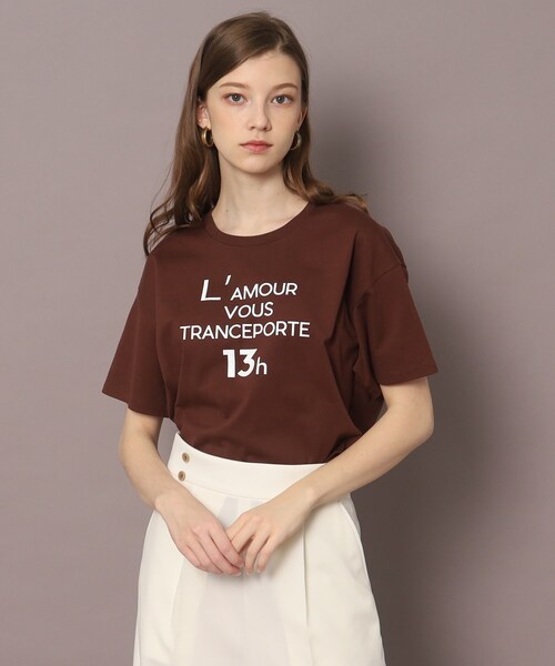 DRESSTERIOR(ドレステリア)の「◆ロゴプリントTシャツ(Tシャツ/カットソー・レディース・ブラウン系/ピンク/ホワイト/ブラック・34/36/38)」の15枚目の写真