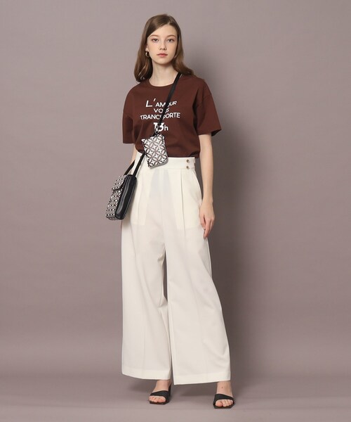 DRESSTERIOR(ドレステリア)の「◆ロゴプリントTシャツ(Tシャツ/カットソー・レディース・ブラウン系/ピンク/ホワイト/ブラック・34/36/38)」の11枚目の写真