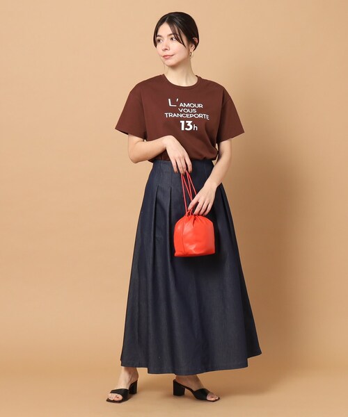 DRESSTERIOR(ドレステリア)の「◆ロゴプリントTシャツ(Tシャツ/カットソー・レディース・ブラウン系/ピンク/ホワイト/ブラック・34/36/38)」の10枚目の写真