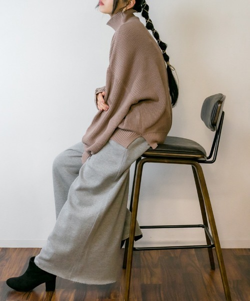 atONE 裏起毛ゆったりワイドパンツ（その他パンツ）｜atONE（アットワン）