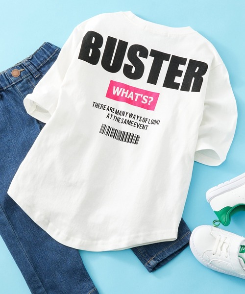 SHISKY（シスキー）の「SHISKY / シスキー 柄込み ラウンドヘム カットソー キッズ 7分袖（Tシャツ/カットソー・キッズ・ブラック系/グレー系/ベージュ系/チャコール/サックスブルー/オレンジ系/ダークグリーン/オフホワイト/ホワイト系2/ホワイト系1/ダークグリーン系/ホワイト系/ベージュ/オレンジ/ブラック/ネイビー・140/120/130/110/160/150）」の5枚目の写真