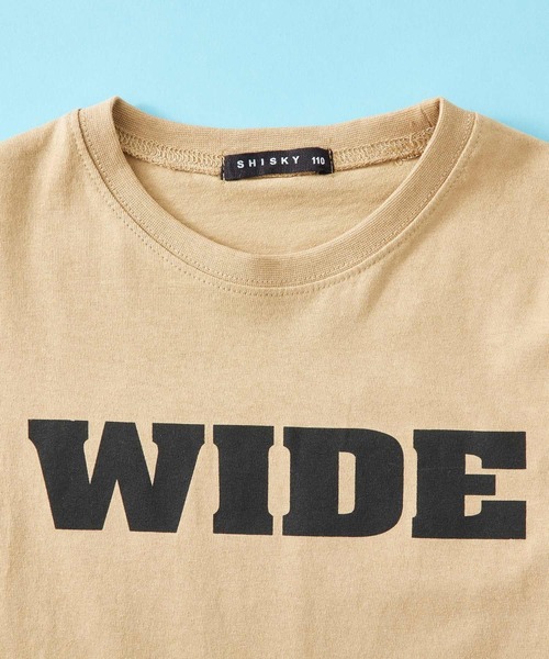 SHISKY（シスキー）の「SHISKY / シスキー 柄込み ラウンドヘム カットソー キッズ 7分袖（Tシャツ/カットソー・キッズ・ブラック系/グレー系/ベージュ系/チャコール/サックスブルー/オレンジ系/ダークグリーン/オフホワイト/ホワイト系2/ホワイト系1/ダークグリーン系/ホワイト系/ベージュ/オレンジ/ブラック/ネイビー・140/120/130/110/160/150）」の17枚目の写真
