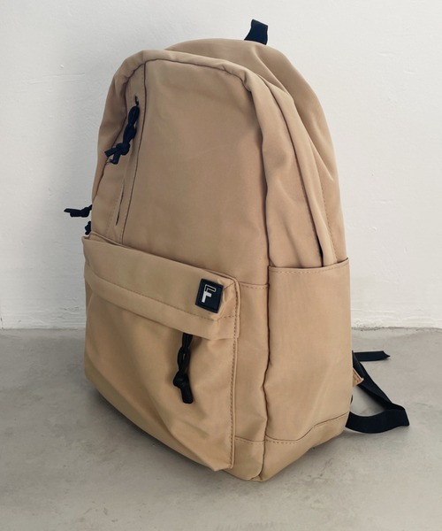 thank U more(サンキューモア)の「【A4対応】アウトポケット付きシンプルリュックサック バックパック(バックパック/リュック・レディース・ベージュ/ホワイト/ブラック・FREE)」の9枚目の写真