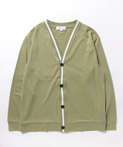 STYLEBLOCK（スタイルブロック）の「ダブルフェイスポンチラインJQDカーディガン（カーディガン/ボレロ・メンズ・グリーン/サックスブルー/ネイビー・M/L/LL）」の2枚目の写真