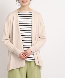 DRESKIP | 【サイドスリットで大人の抜け感】レーヨンニットカーディガン(カーディガン/ボレロ)