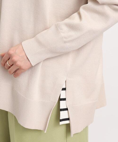 DRESKIP(ドレスキップ)の「◆【サイドスリットで大人の抜け感】レーヨン ニットカーディガン(カーディガン/ボレロ・レディース・ナチュラル/ブラック/黄緑系/ライトグレー・00)」の13枚目の写真