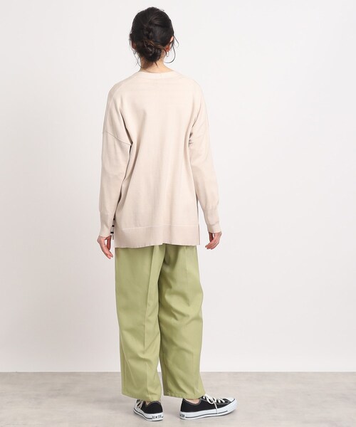 DRESKIP(ドレスキップ)の「◆【サイドスリットで大人の抜け感】レーヨン ニットカーディガン(カーディガン/ボレロ・レディース・ナチュラル/ブラック/黄緑系/ライトグレー・00)」の20枚目の写真