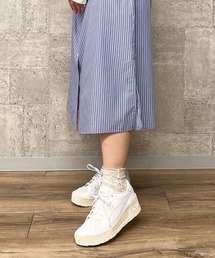 PUMA | PUMA プーマ KARMEN WEDGE HSD カルメンウェッジHSD 394182 ABC-MART限定 *01WHT/F.IVORY(スニーカー)