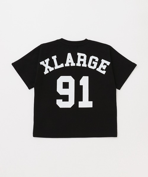 XLARGE KIDS（エクストララージキッズ）の「バックナンバープリント半袖Tシャツ（Tシャツ/カットソー・キッズ・ホワイト/ブラック/トップグレー・120cm/80ｃｍ/90cm/130cm/110cm/140cm/100cm）」の2枚目の写真