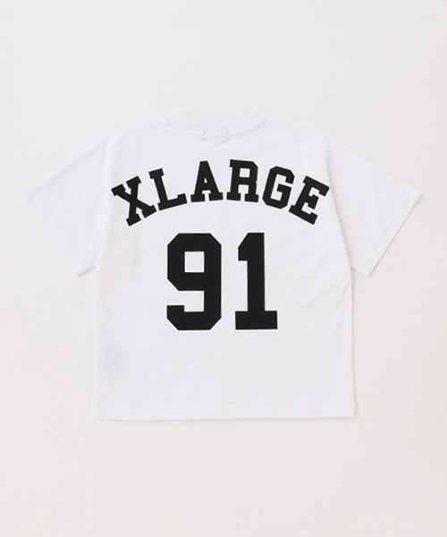 XLARGE KIDS（エクストララージキッズ）の「バックナンバープリント半袖Tシャツ（Tシャツ/カットソー・キッズ・ホワイト/ブラック/トップグレー・120cm/80ｃｍ/90cm/130cm/110cm/140cm/100cm）」の7枚目の写真