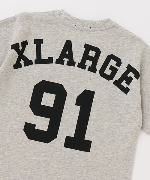 XLARGE KIDS（エクストララージキッズ）の「バックナンバープリント半袖Tシャツ（Tシャツ/カットソー・キッズ・ホワイト/ブラック/トップグレー・120cm/80ｃｍ/90cm/130cm/110cm/140cm/100cm）」の4枚目の写真