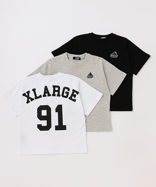 XLARGE KIDS（エクストララージキッズ）の「バックナンバープリント半袖Tシャツ（Tシャツ/カットソー・キッズ・ホワイト/ブラック/トップグレー・120cm/80ｃｍ/90cm/130cm/110cm/140cm/100cm）」の10枚目の写真