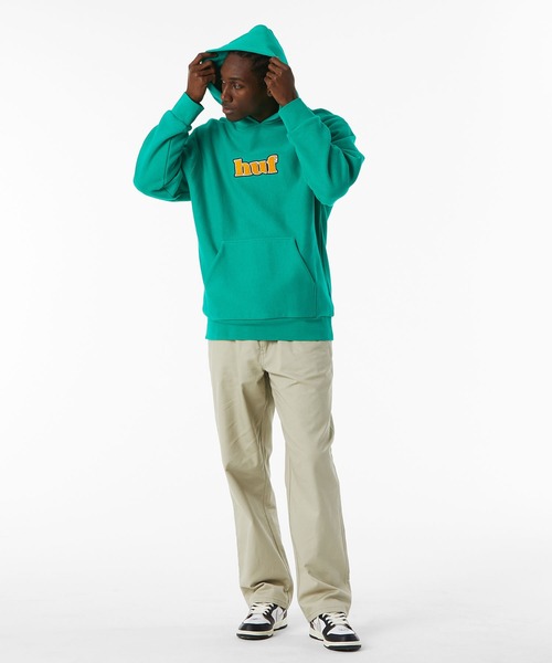 HUF（ハフ）の「MADISON HEAVYWEIGHT HOODIE / HUF フード パーカー（パーカー・メンズ・ヘザーグレー/グリーン系その他/ブラウン系その他・XX-LARGE/MEDIUM/LARGE/X-LARGE/SMALL）」の13枚目の写真