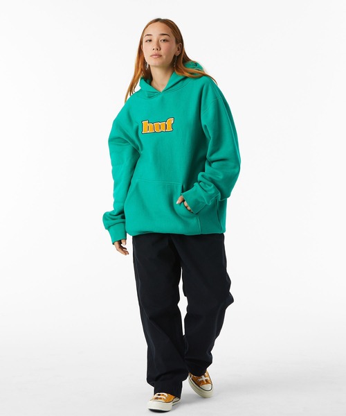 HUF（ハフ）の「MADISON HEAVYWEIGHT HOODIE / HUF フード パーカー（パーカー・メンズ・ヘザーグレー/グリーン系その他/ブラウン系その他・XX-LARGE/MEDIUM/LARGE/X-LARGE/SMALL）」の14枚目の写真