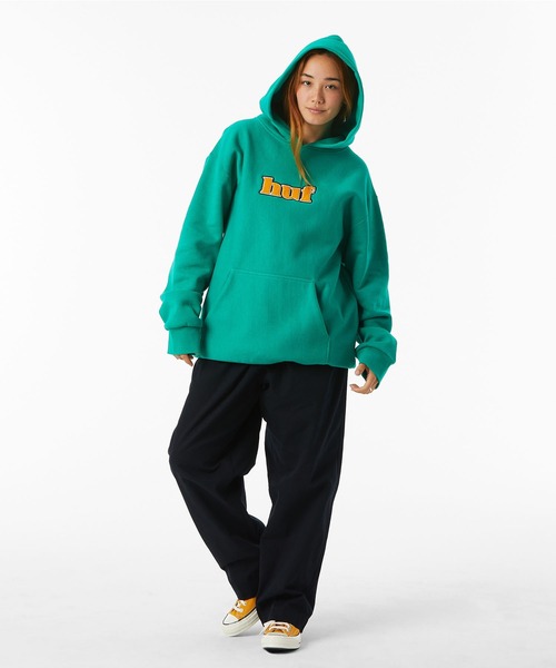 HUF（ハフ）の「MADISON HEAVYWEIGHT HOODIE / HUF フード パーカー（パーカー・メンズ・ヘザーグレー/グリーン系その他/ブラウン系その他・XX-LARGE/MEDIUM/LARGE/X-LARGE/SMALL）」の15枚目の写真